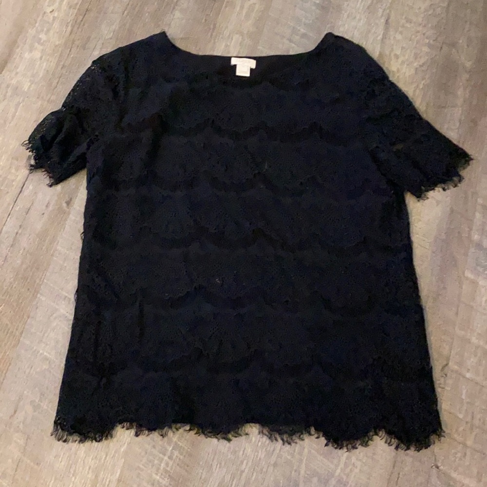 J. Crew lace top